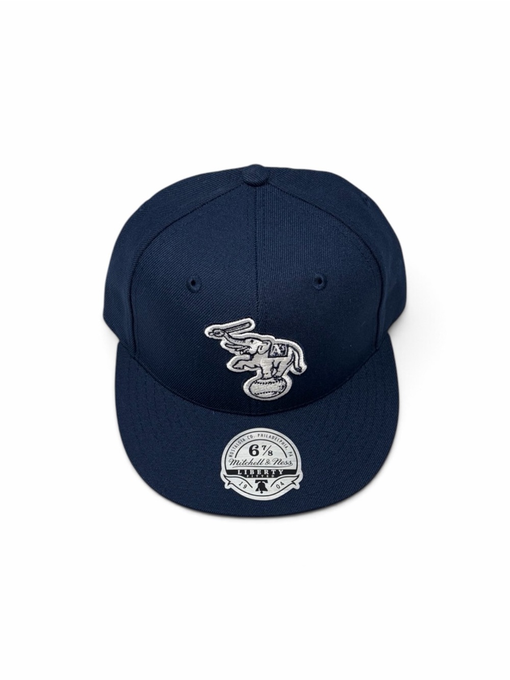 Oakland Athletics Mitchell & Ness Fitted Hat Cap 6 7/8